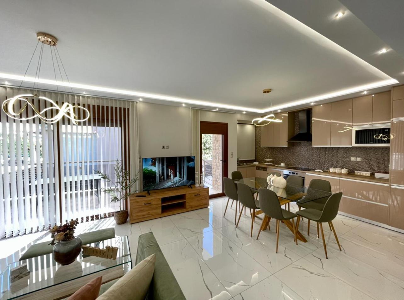 Agora Luxury Villa I Loutraki  Luaran gambar